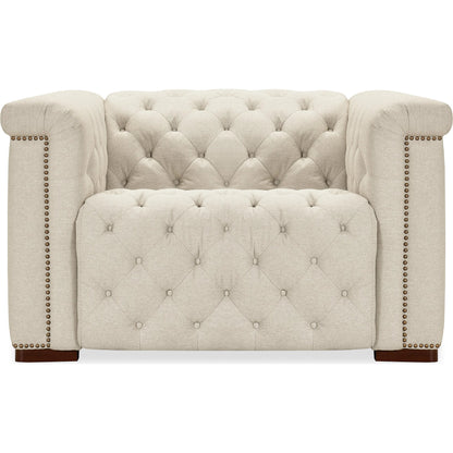 Savion Deux Power Recliner with Power Headrest by Hooker Furniture in dark wood. Made from unique in a traditional style.