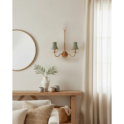 Saxon Double-Light Wall Sconce by Currey and Company. Made from unique in a modern style.