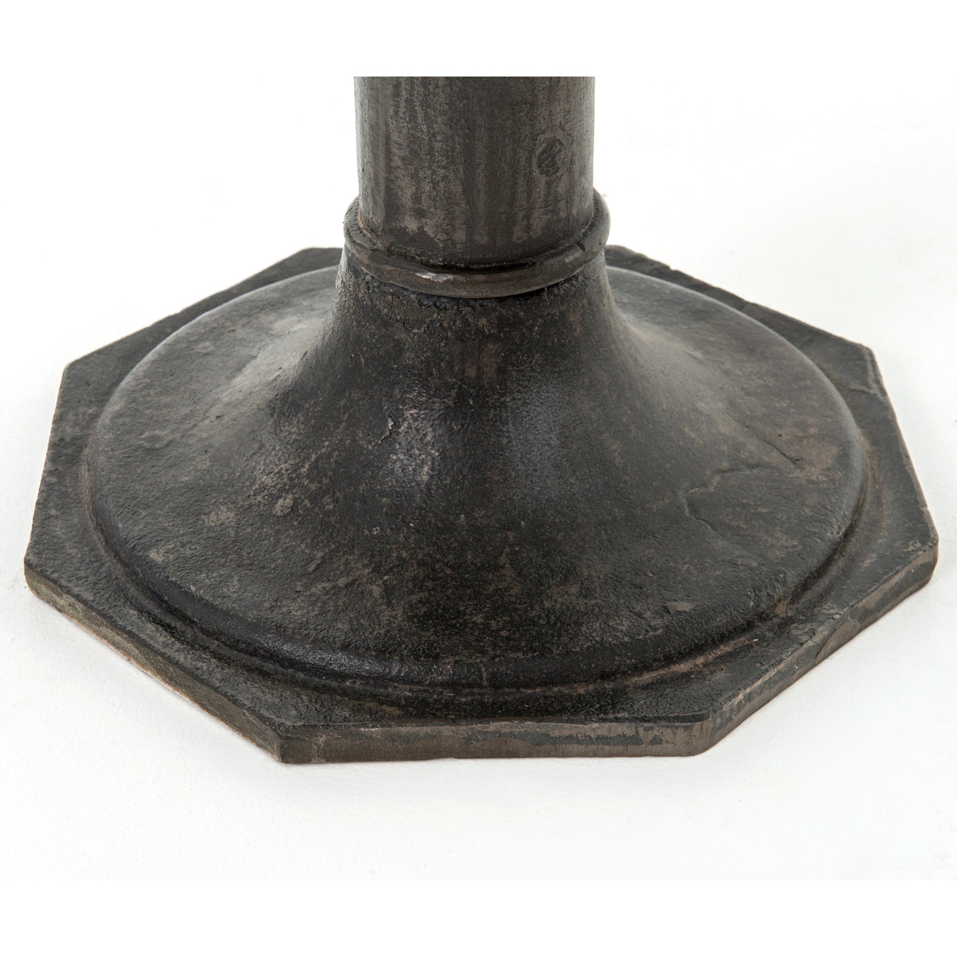 Lucy Side Table by Four Hands in carbon wash, white marble. Made from solid marble, iron, engineered hardwood in a modern style.