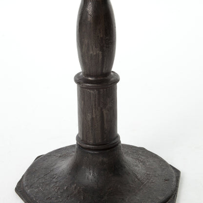 Lucy Bistro Table by Four Hands in carbon wash, white marble. Made from solid marble, iron, engineered hardwood in a traditional style.