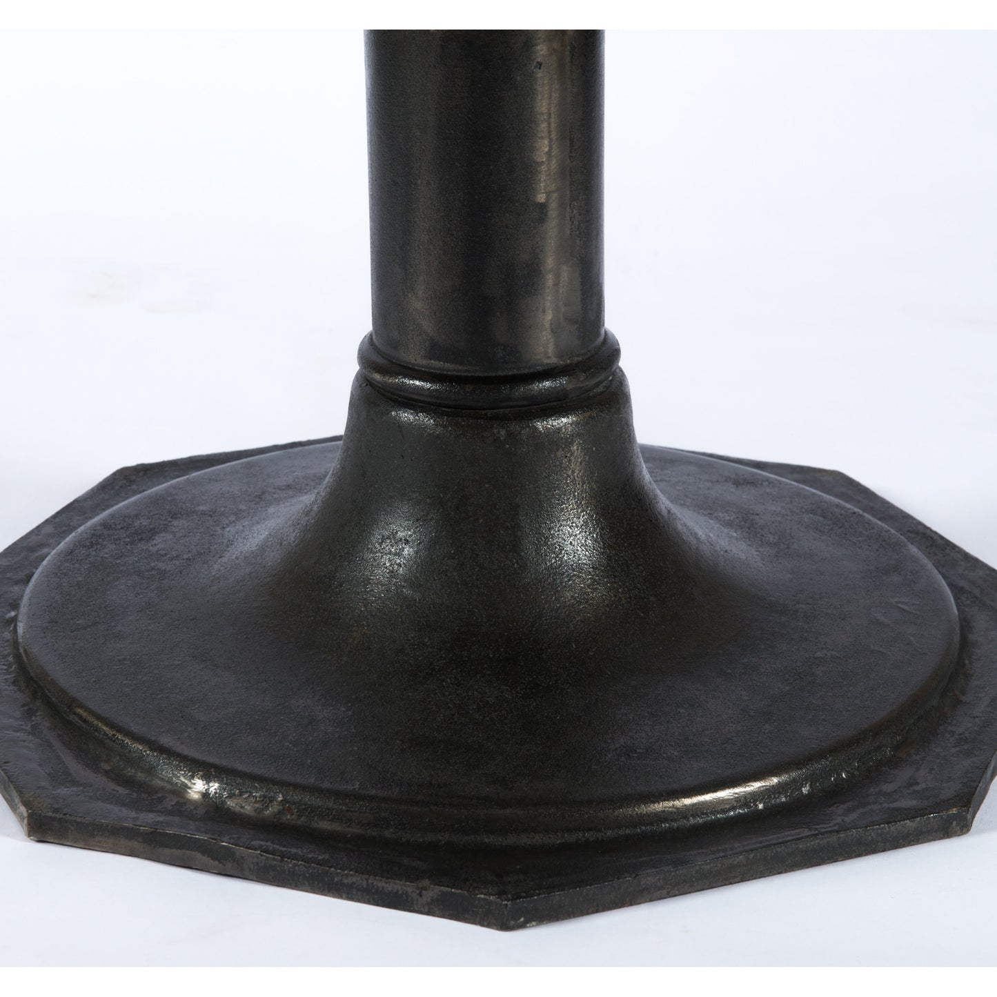 005 S-338927 | Additional Silo | Lucy Round Dining Table by Four Hands in carbon wash, white marble and carbon wash. Made from solid marble, iron, engineered hardwood in a traditional style.