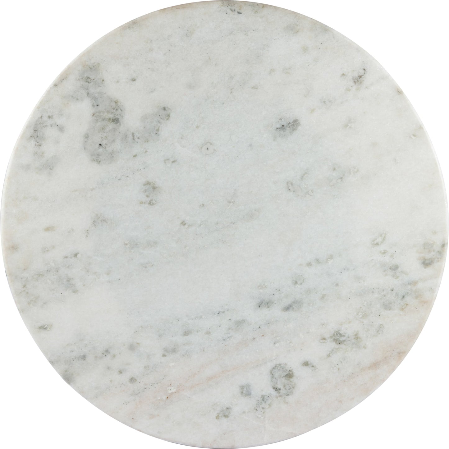 003 S-338927 | Additional Silo | Lucy Round Dining Table by Four Hands in carbon wash, white marble and carbon wash. Made from solid marble, iron, engineered hardwood in a traditional style.