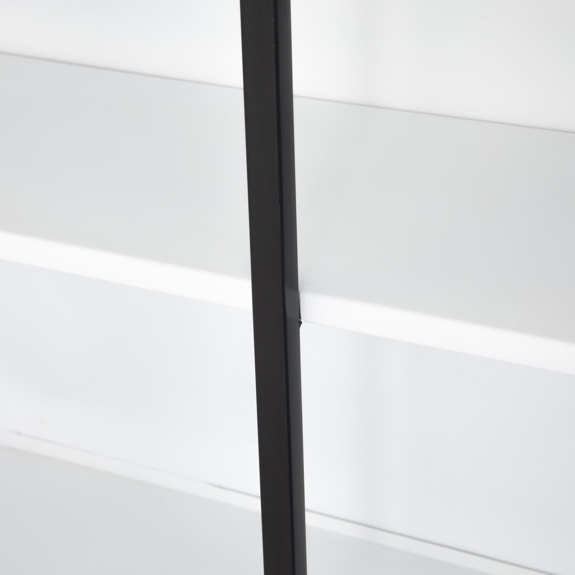 Camila Sideboard by Four Hands in painted white, black and tempered glass, painted white, black. Made from iron in a eclectic & global style.