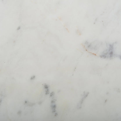 Evelyn Round Nesting Coffee Table by Four Hands in gunmetal, polished white marble. Made from solid marble, iron, engineered hardwood in a modern style.