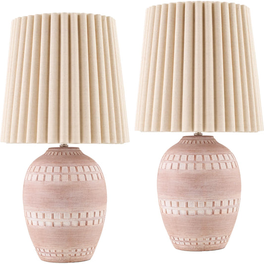 Iroh Accent Table Lamp by Livabliss in painted. Made from ceramic, linen, polyester in a unique style.