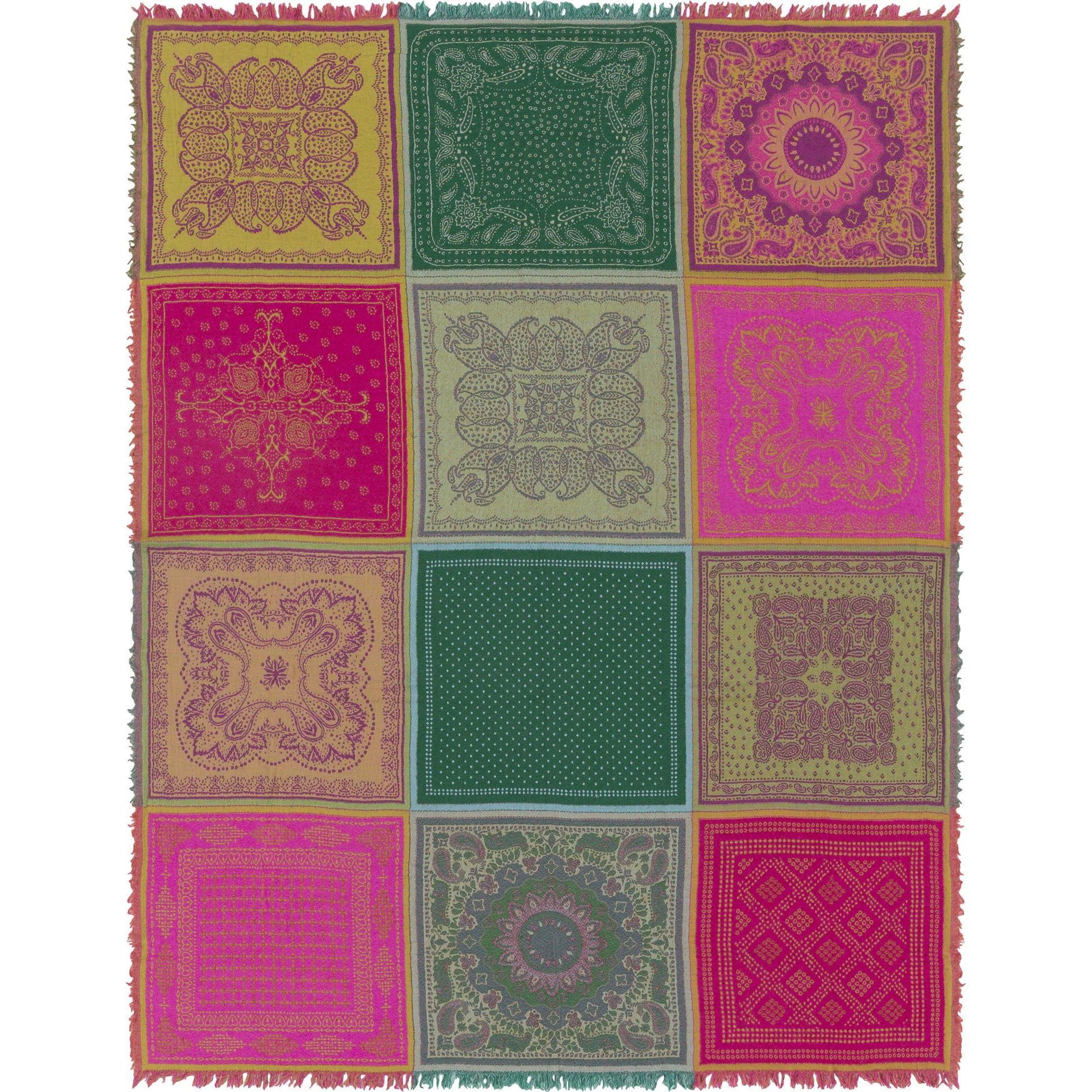 Indira Throw - 14473 by Surya in denim, medium gray, dark blue. Made from 100% wool in a eclectic & global style.