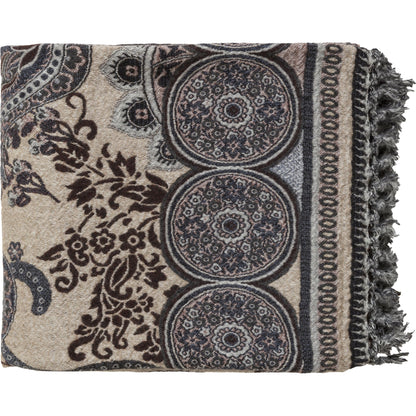 Indira - 26679 by Surya in emerald, silver gray, bright pink, lime. Made from 100% wool in a traditional style.