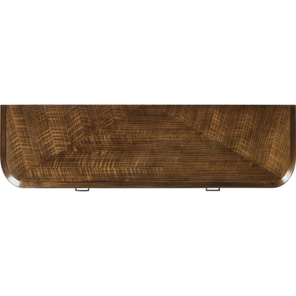 Toulouse Dresser by Jonathan Charles in walnut. Made from walnut quarter figured veneer in a modern style.