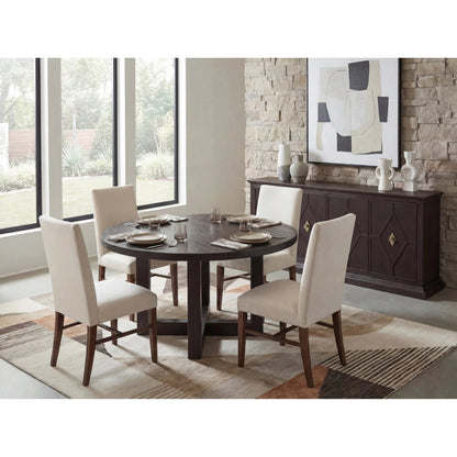 Driftwood 60" Round Dining Table by Hooker Furniture. Made from unique in a transitional style.