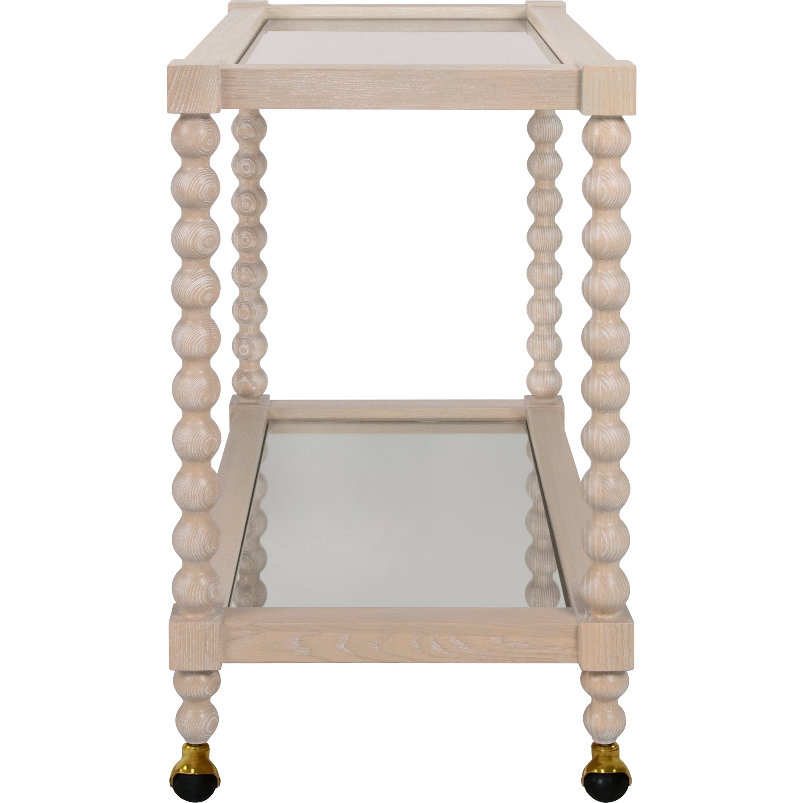 Worlds Away Isadore Bar Cart - Thumbnail 4