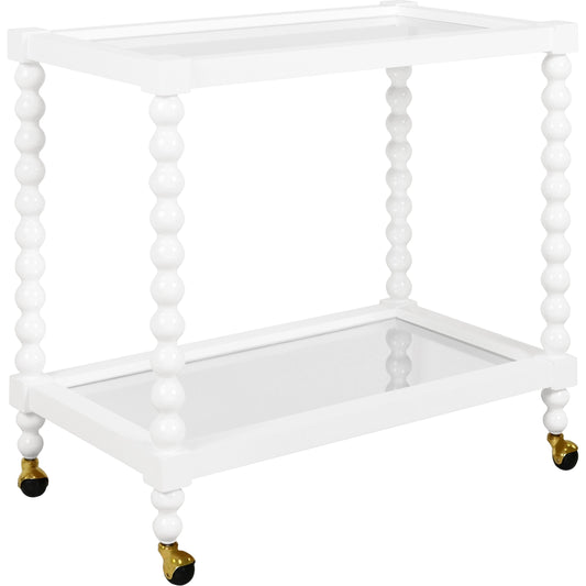 Isadore Bar Cart by Worlds Away. Made from unique in a cottage & farmhouse style.