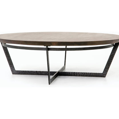 Felix Round Coffee Table by Four Hands. Made from unique in a modern style.