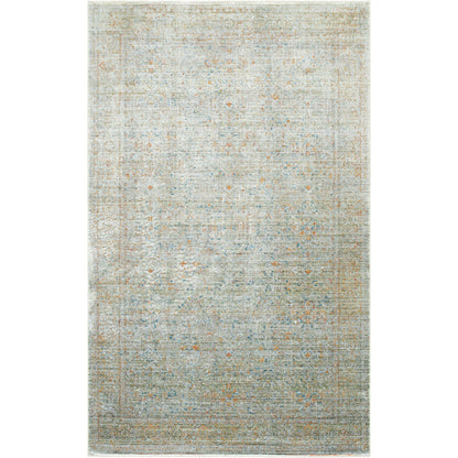 Isfahan Rug - 32671 by Surya in olive, gray, black, rust, dark blue, tan. Made from main: 73% viscose, main: 20% polyester, main: 7% acrylic in a unique style.