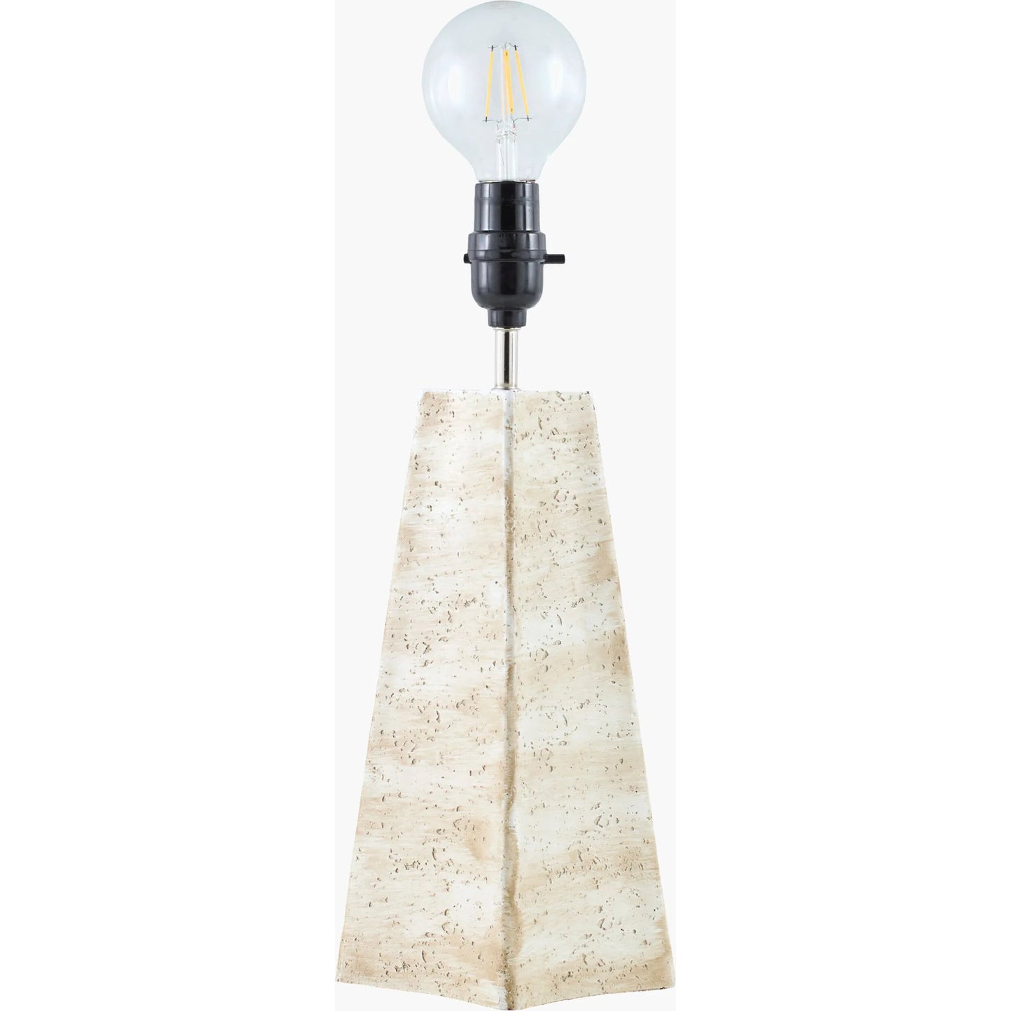 004 SI-2245775 | Closeup | Iskut Accent Table Lamp 536683 (Set of 2) by Livabliss in stone washed. Made from travertine, rattan in a transitional style.