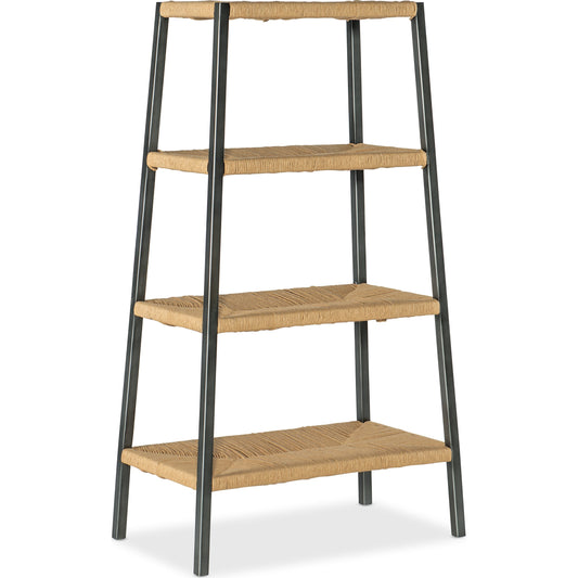 Commerce & Market Bookcase by Hooker Furniture. Made from fiber rush, carbon steel in a transitional style.