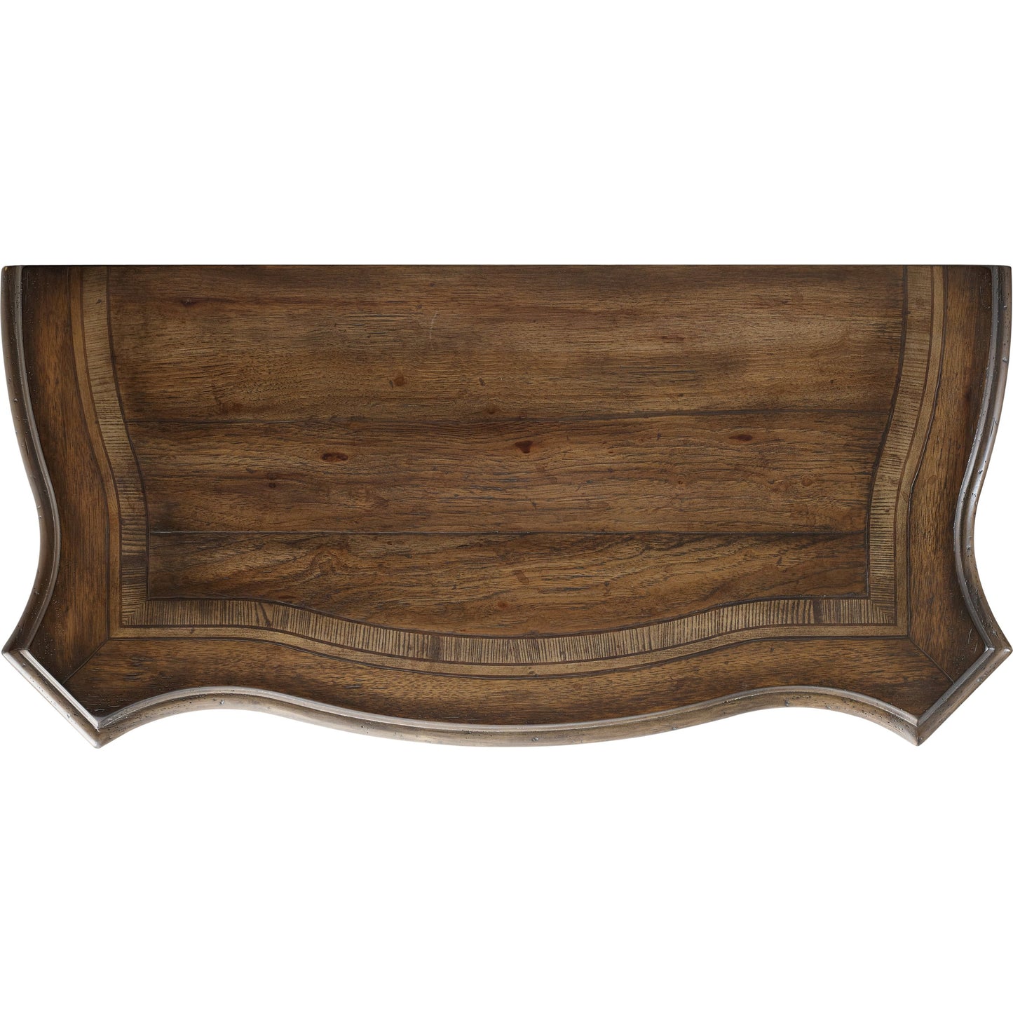 002 SI-1749459 | Additional Silo | Rhapsody Five Drawer Chest by Hooker Furniture in rustic walnut. Made from pecan veneers in a traditional style.