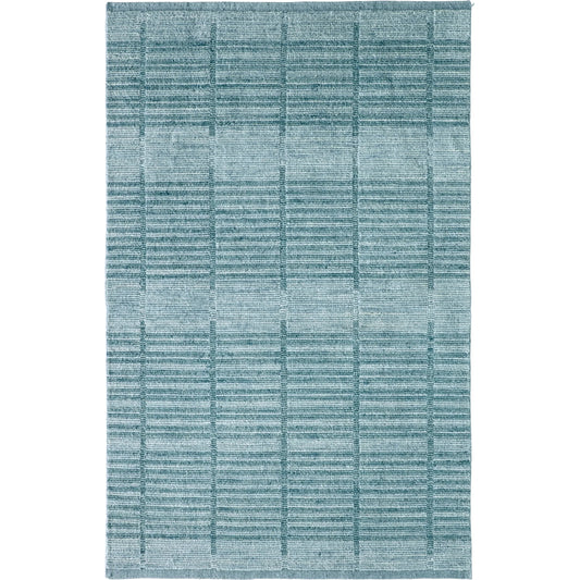 In The Distance ITD03 Rug by Jaipur Living in blue. Made from 100% wool in a unique style.