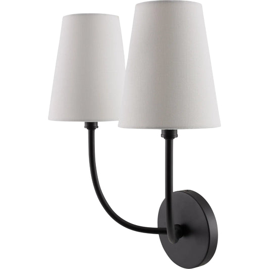 Itaran Double Wall Sconce by Livabliss. Made from iron, cotton in a unique style.