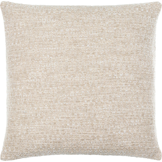 Itzel Pillow - 481875 by Surya in beige, ivory, sand. Made from front: 43% cotton, 24% linen, 33% polyester, back: 43% cotton in a modern style.