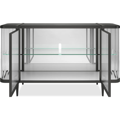Stop and Stare Console by Caracole. Made from metal, glass, acrylic in a unique style.