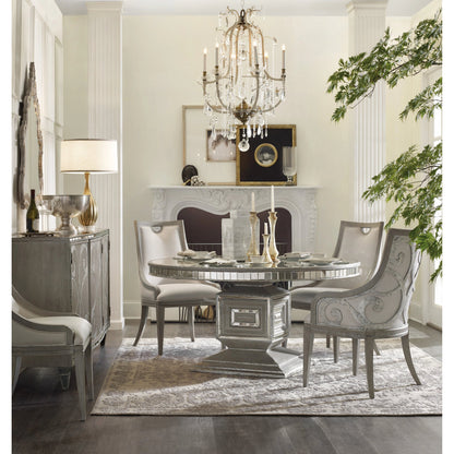 Sanctuary Buffet by Hooker Furniture in epoque. Made from oak veneers, resin, mirror in a modern style.