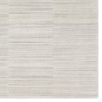 Ivar Irini Rug by Jaipur Living in light gray, white. Made from 100% polyester in a unique style.