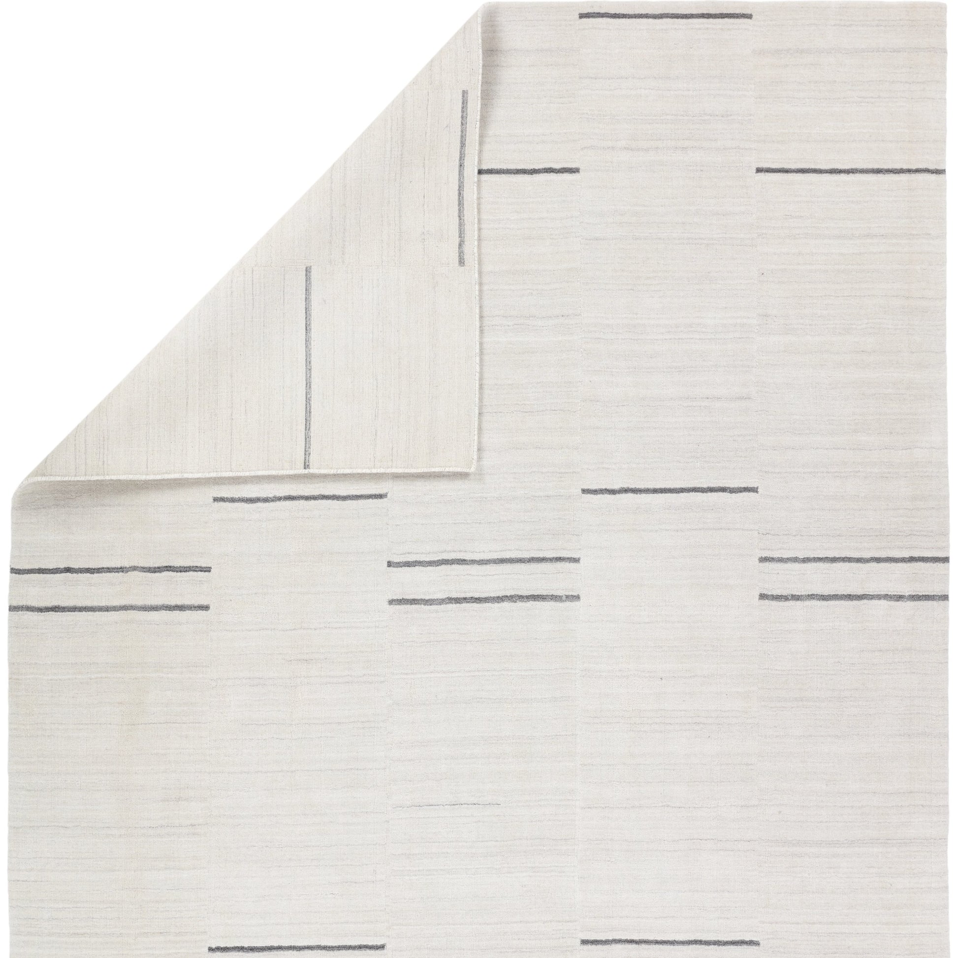 Ivar Tinsin Rug by Jaipur Living in gray, ivory. Made from 100% polyester in a unique style.