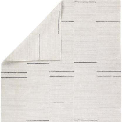 Ivar Tinsin Rug by Jaipur Living in gray, ivory. Made from 100% polyester in a unique style.