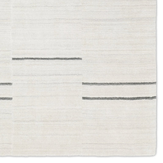 Ivar IVA02 Indoor/Outdoor Rug by Jaipur Living in gray, ivory. Made from 100% polyester in a unique style.