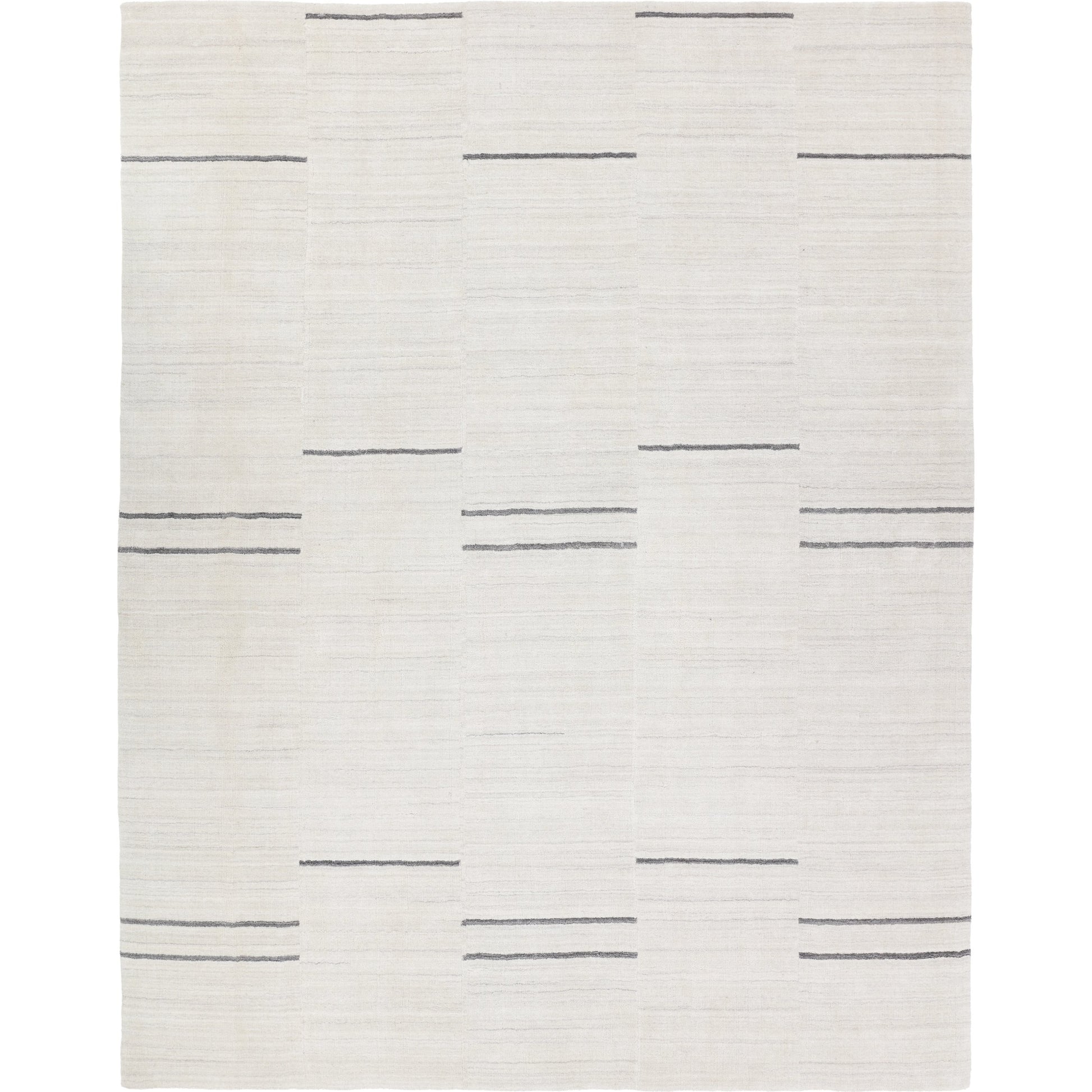 Ivar Tinsin Rug by Jaipur Living in gray, ivory. Made from 100% polyester in a unique style.