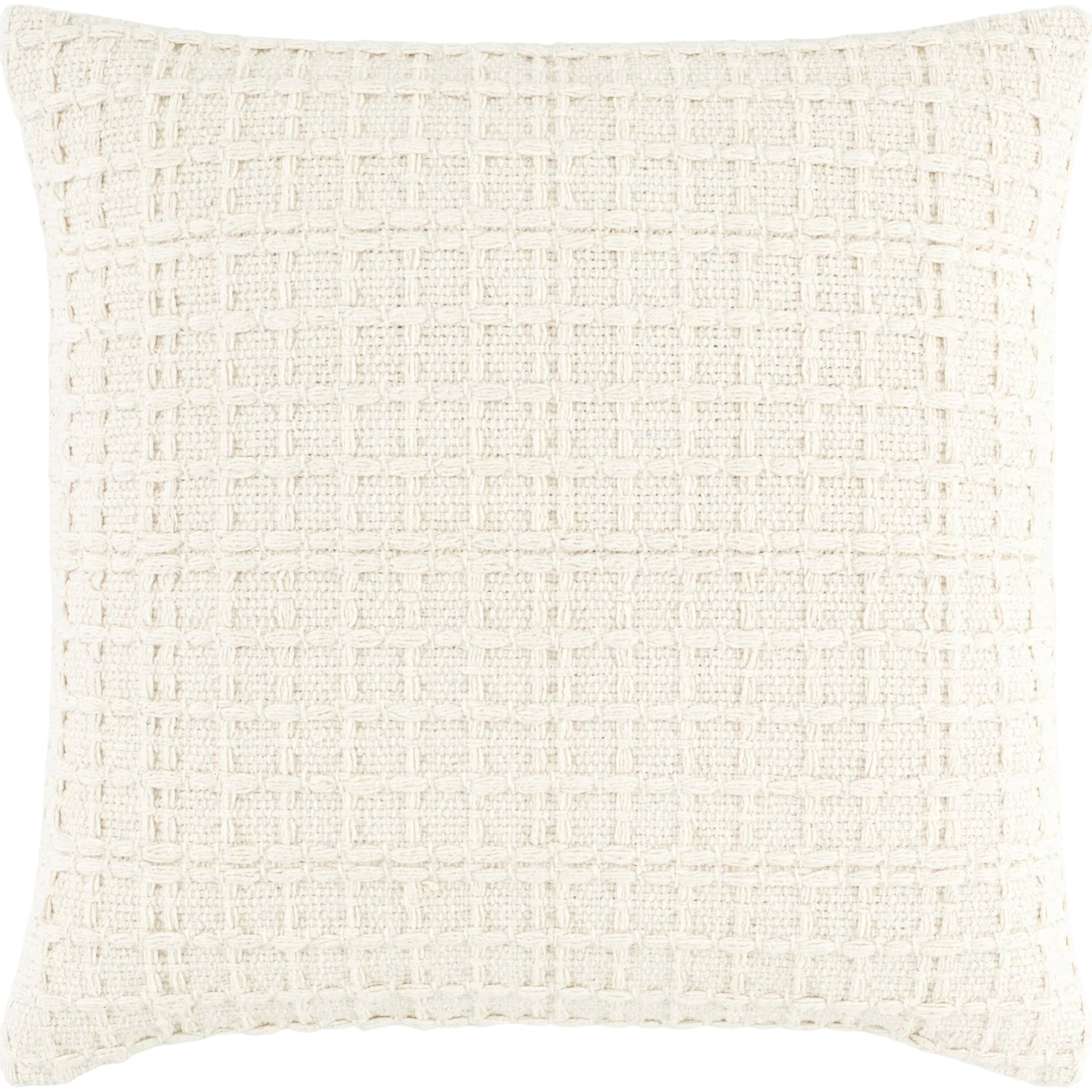 Ivanhore Accent Pillow by Surya in eggshell. Made from cotton in a transitional style.