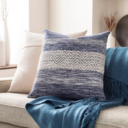 Levi Pillow - 31622 by Surya. Made from 80% cotton, 20% recycled pet yarn, 100% cotton in a eclectic & global style.