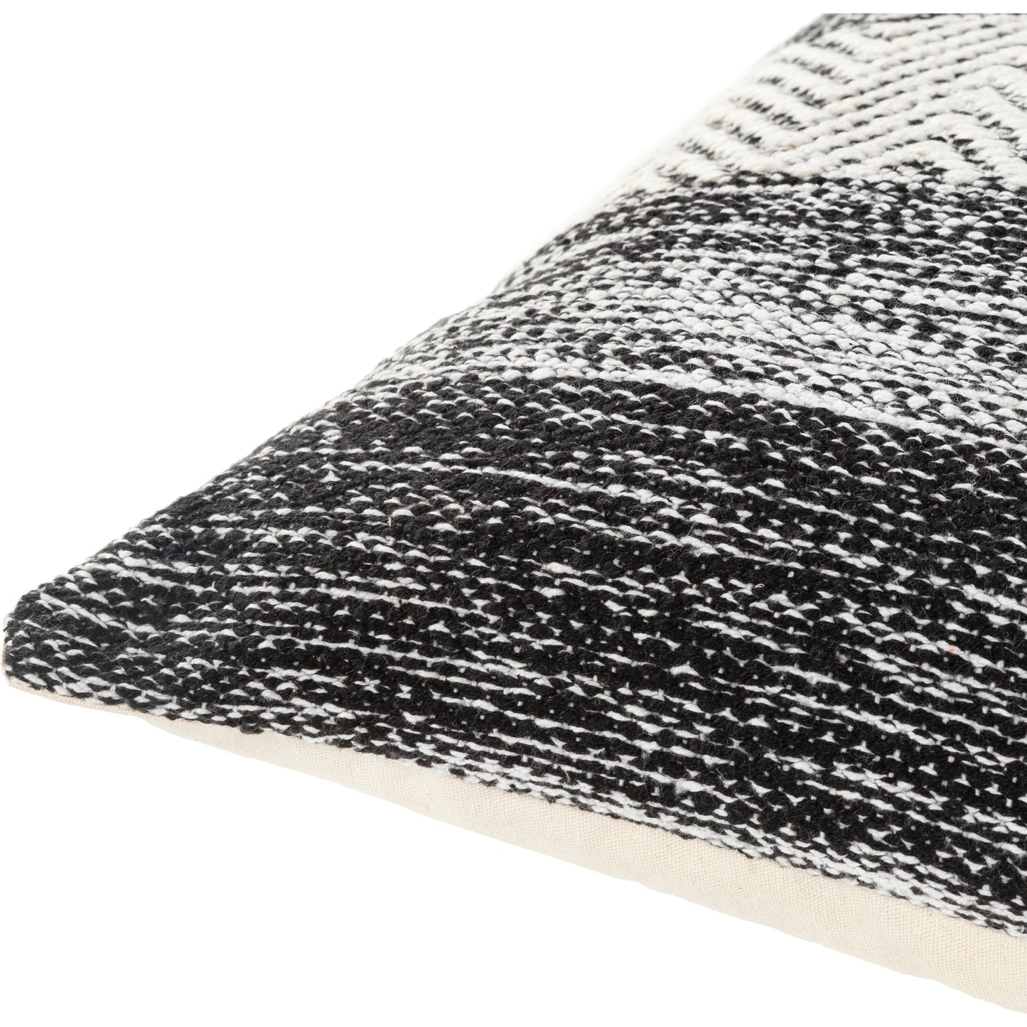 007 SI-1885033,SI-1885034,SI-1885035,SI-1885036,SI-1885037,SI-1885038 | Closeup | Levi Pillow - 31622 by Surya. Made from 80% cotton, 20% recycled pet yarn, 100% cotton in a eclectic & global style.