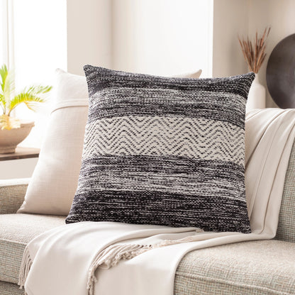 Levi Pillow - 31622 by Surya. Made from 80% cotton, 20% recycled pet yarn, 100% cotton in a eclectic & global style.