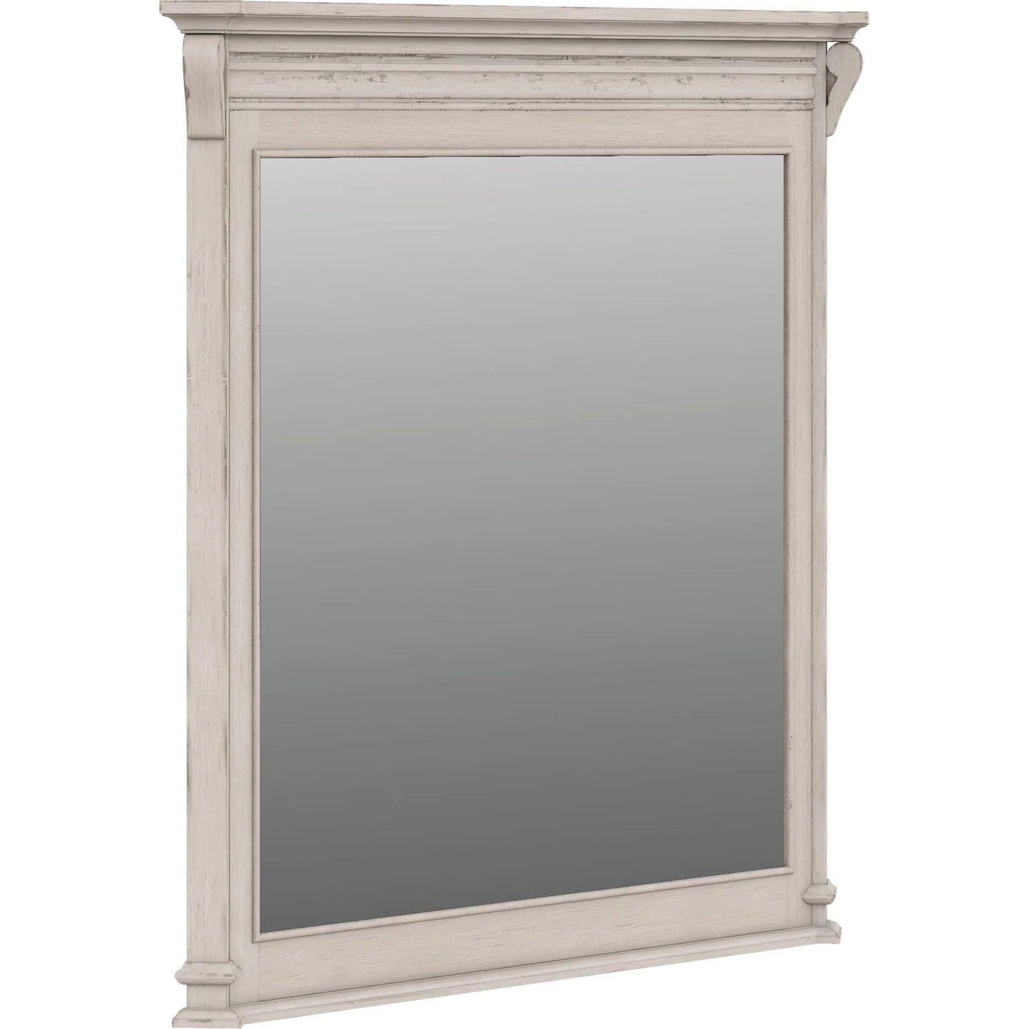 001 SI-2155731 | Primary Silo | Alcove Dresser Mirror by A.R.T. Furniture in belgian ivory. Made from acacia solids, maple veneers, mirror in a modern style.