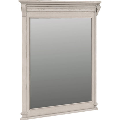 Alcove Dresser Mirror by A.R.T. Furniture in belgian ivory. Made from acacia solids, maple veneers, mirror in a modern style.