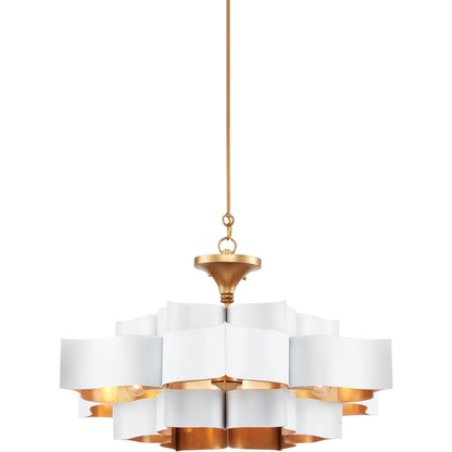 Grand Lotus Chandelier by Currey and Company. Made from unique in a modern style.
