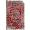 Red, Burnt Orange, Medium Gray, Dusty Sage, Deep Teal, Dark Brown / 2' x 3'