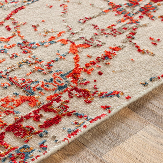 Ivorine Rug - 22374 by Surya. Made from 50% new zealand wool, 50% viscose in a unique style.