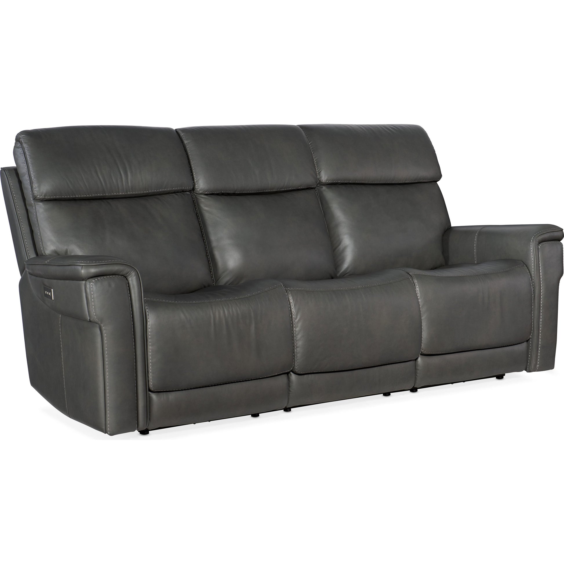 Lyra Zero Gravity Power Sofa by Hooker Furniture. Made from leather in a traditional style.