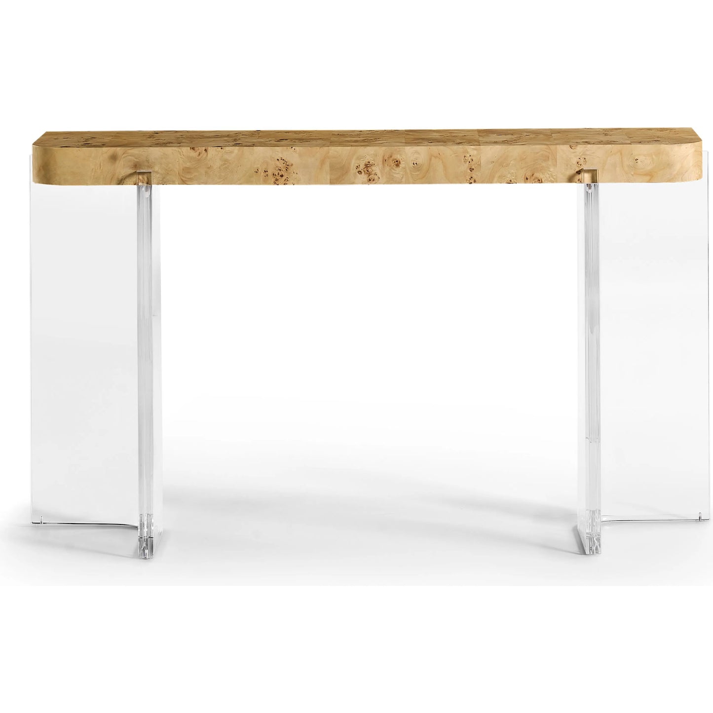 001 SI-2462653 | Additional Silo | Veil Console Table by Jonathan Charles in natural mappa burl. Made from mappa burl in a modern style.