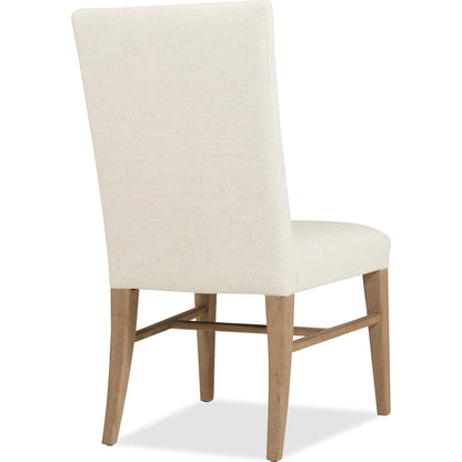 Driftwood Upholstered Side Chair by Hooker Furniture in beige. Made from unique in a transitional style.