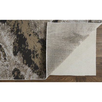 Vancouver Transitional Rug - 39FGF by Feizy in ivory, brown, taupe. Made from polypropylene, polyester in a unique style.