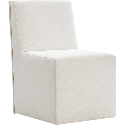 Loft Brasea Upholstered Side Chair by Bernhardt in white. Made from fabric in a unique style.