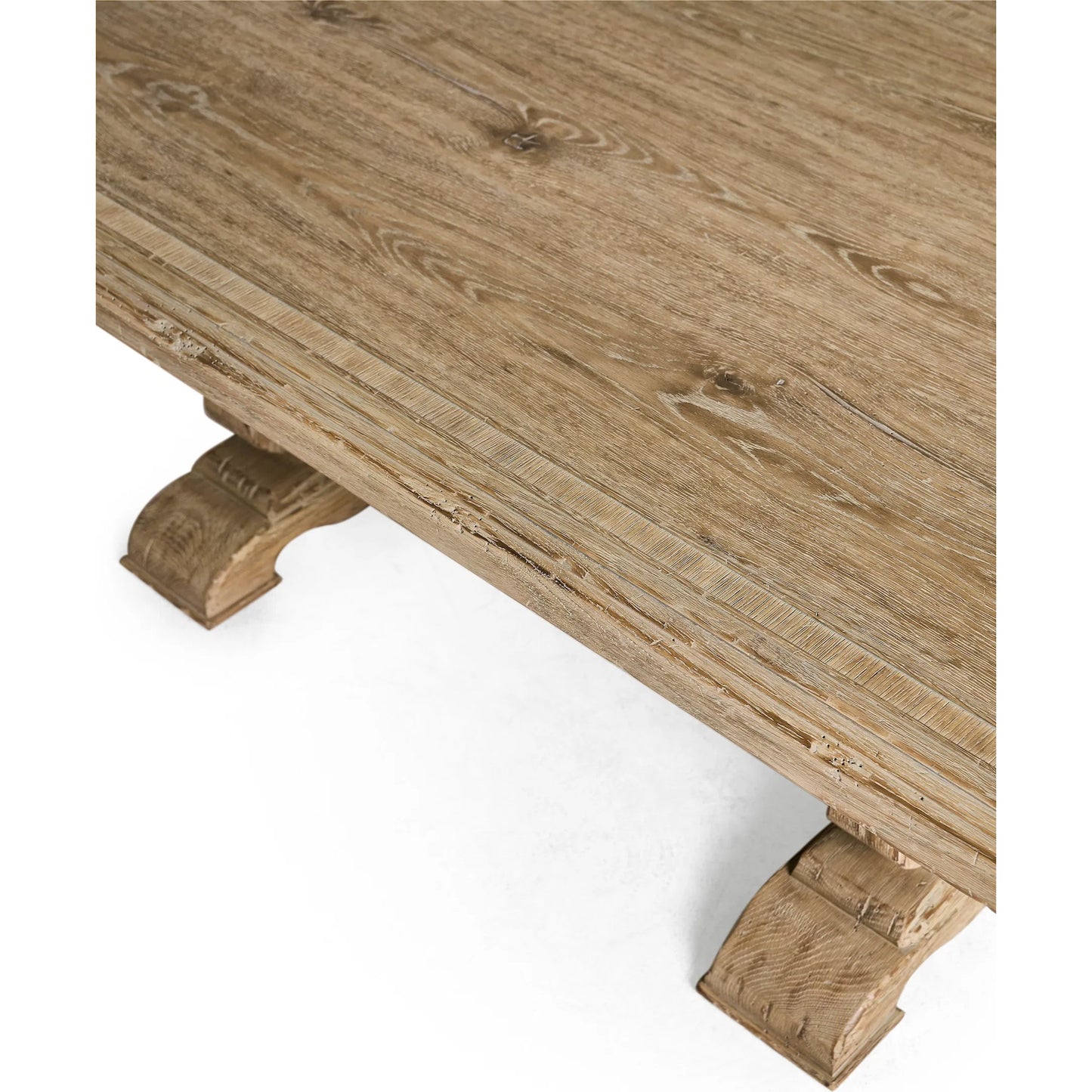 007 SI-2535738 | Closeup | Sagehill Cocktail Table by Jonathan Charles in timberon grey oak. Made from main oak in a unique style.
