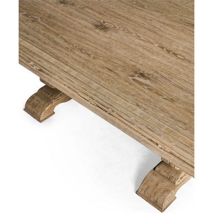 Sagehill Cocktail Table by Jonathan Charles in timberon grey oak. Made from main oak in a unique style.