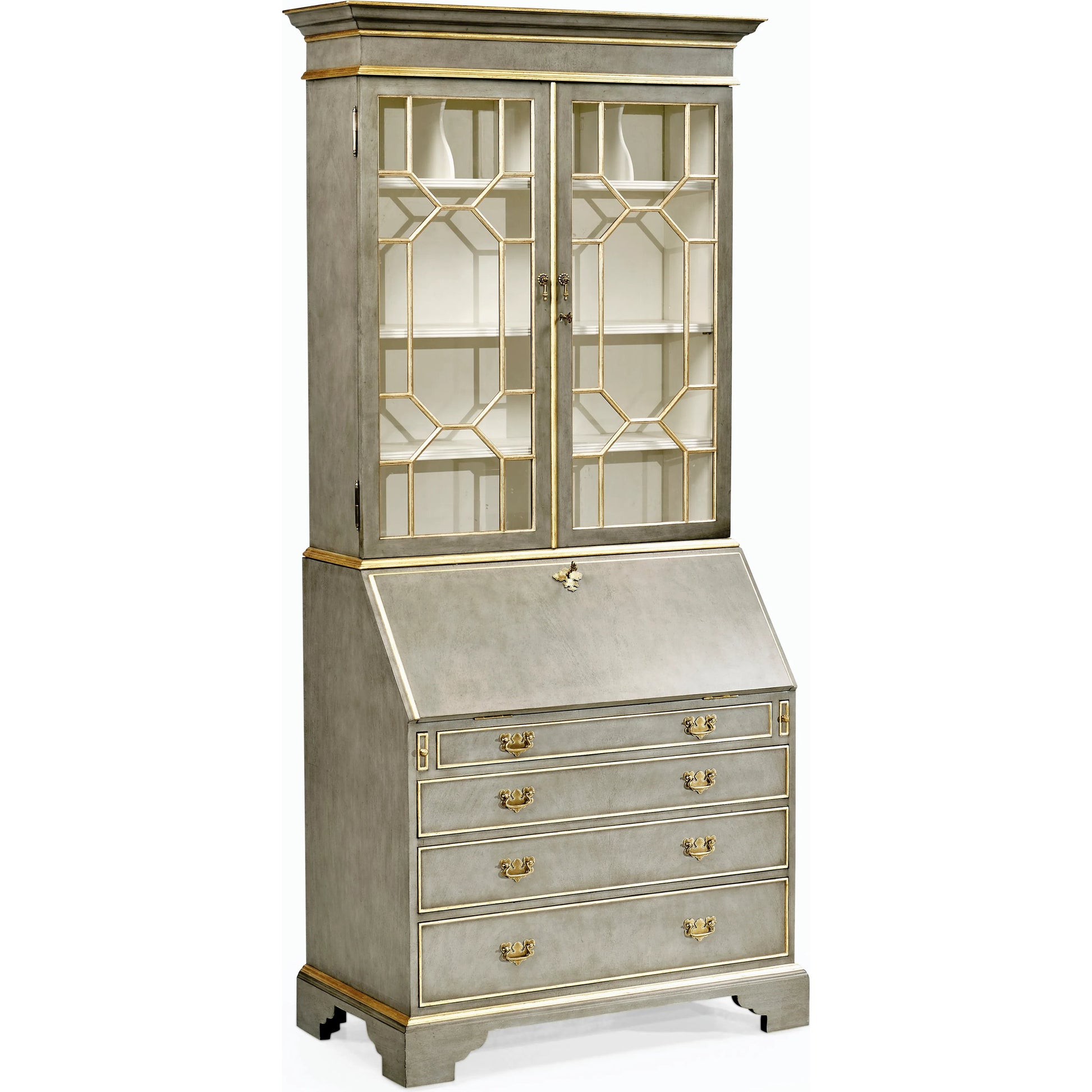 Buckingham Georgian Mahogany Secretary by Jonathan Charles. Made from unique in a cottage & farmhouse style.