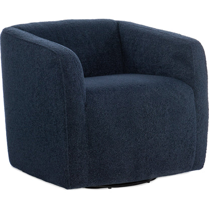 Bennet Swivel Club Chair by Hooker Furniture in beige. Made from fabric in a transitional style.