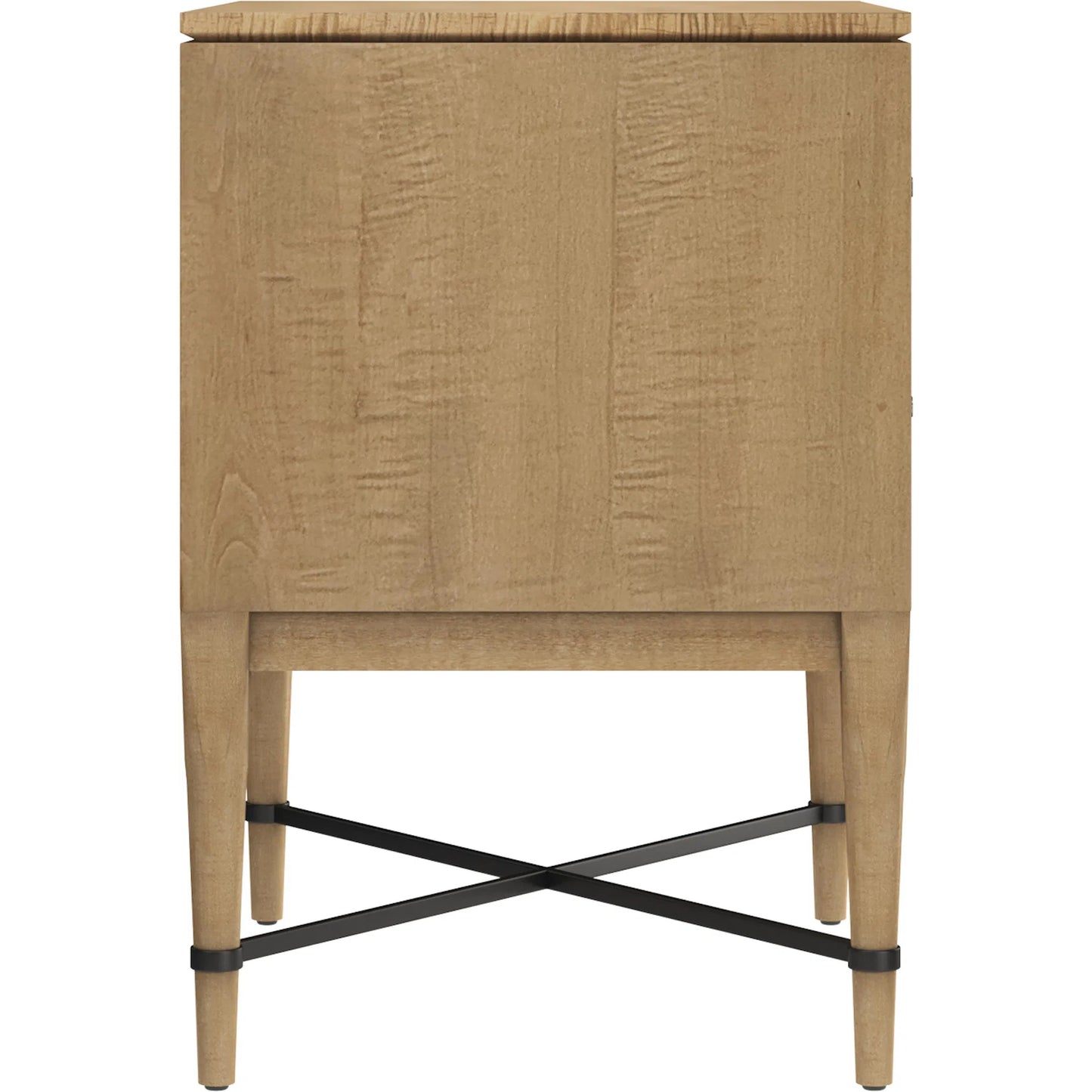 004 SI-2447948 | Additional Silo | Loft Fabric Nightstand by A.R.T. Furniture in brown and natural maple. Made from poplar, rubberwood, fabric in a modern style.