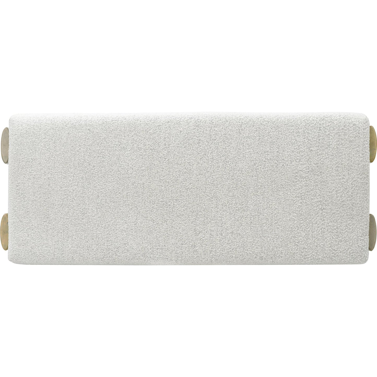 003 SI-2238748 | Additional Silo | Modern Upholstered Ottoman Bench by Pulaski Furniture in light natural wood, gray metal. Made from oak veneers in a modern style.